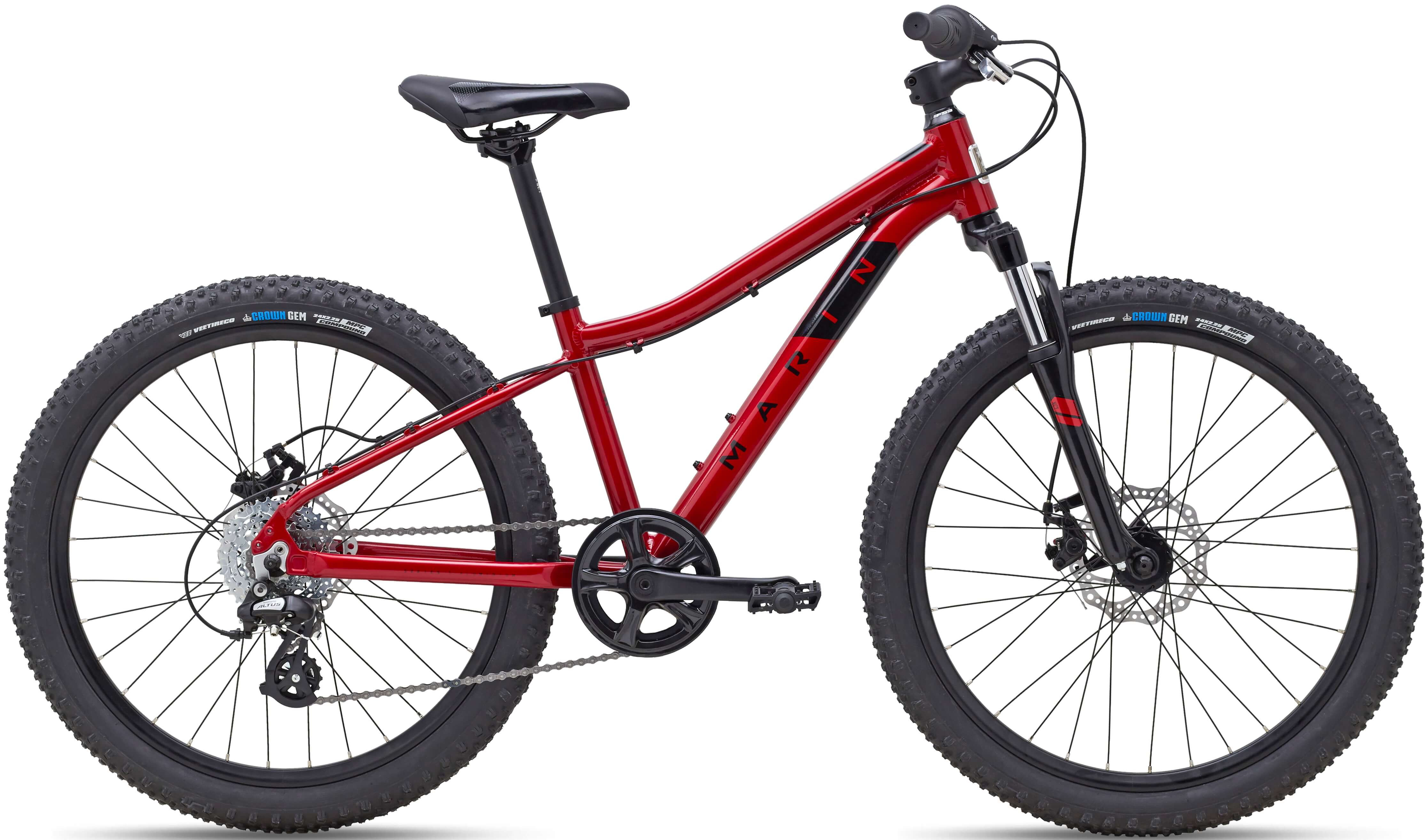Велосипед 24" Marin BAYVIEW TRAIL рама - 13" RED BLACK A5 фото 
