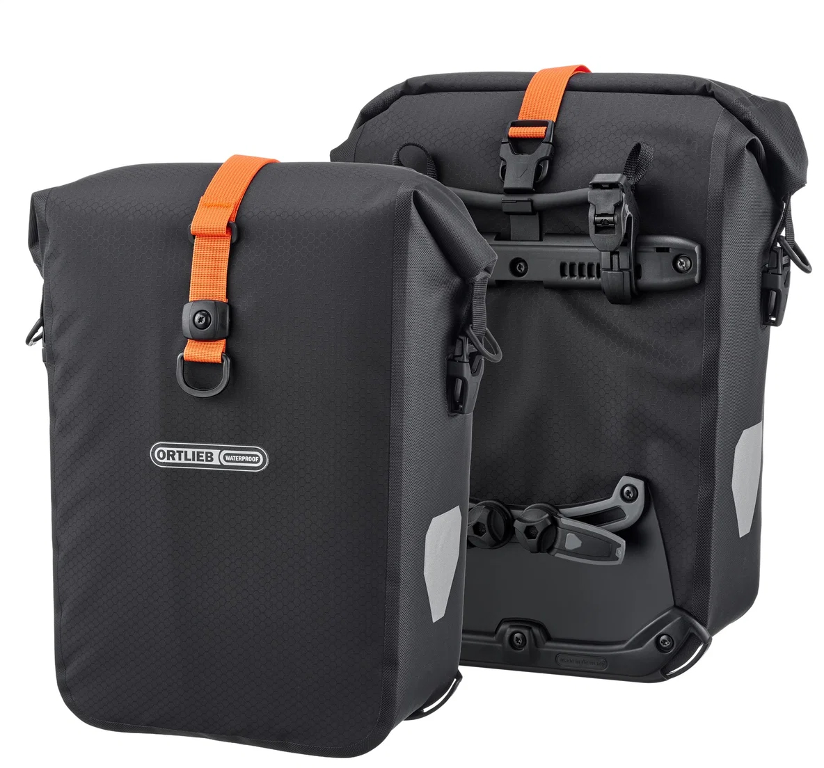 Гермосумка велосипедна Ortlieb Gravel-Pack QL2.2 Black Matt, 14,5 л, 2 шт фото 