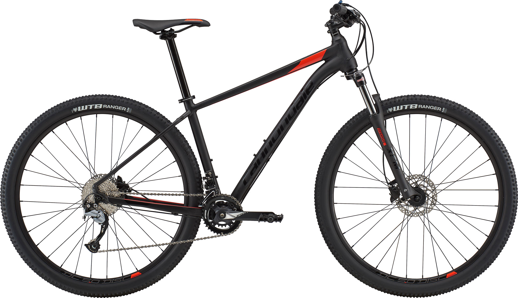 Велосипед 29" Cannondale TRAIL 6 рама - M 2018 BLK черный матовый фото 