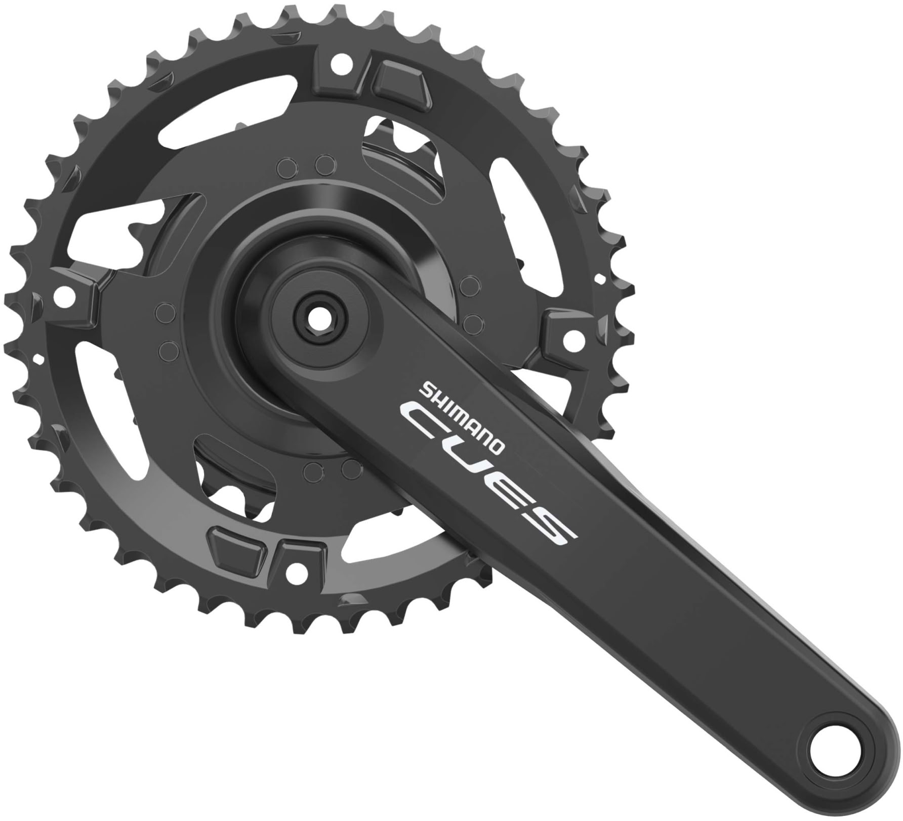 Шатуни Shimano FC-U4000-2 CUES, 175 мм, 2x9/10/11-шв., 40x26T, з болтами фото 