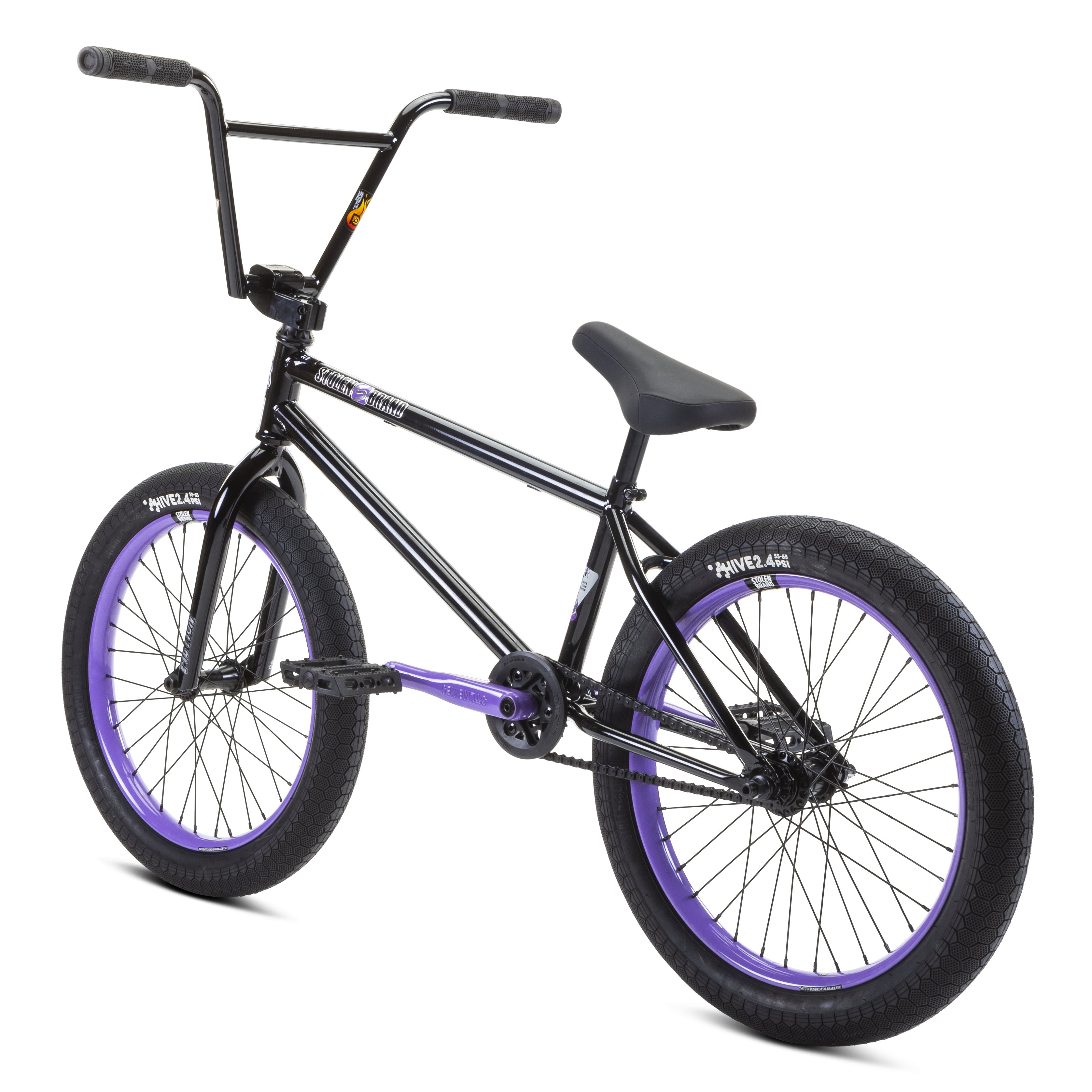 Велосипед 20" Stolen SINNER FC XLT LHD 21.00" 2023 BLACK W/VIOLET фото 3