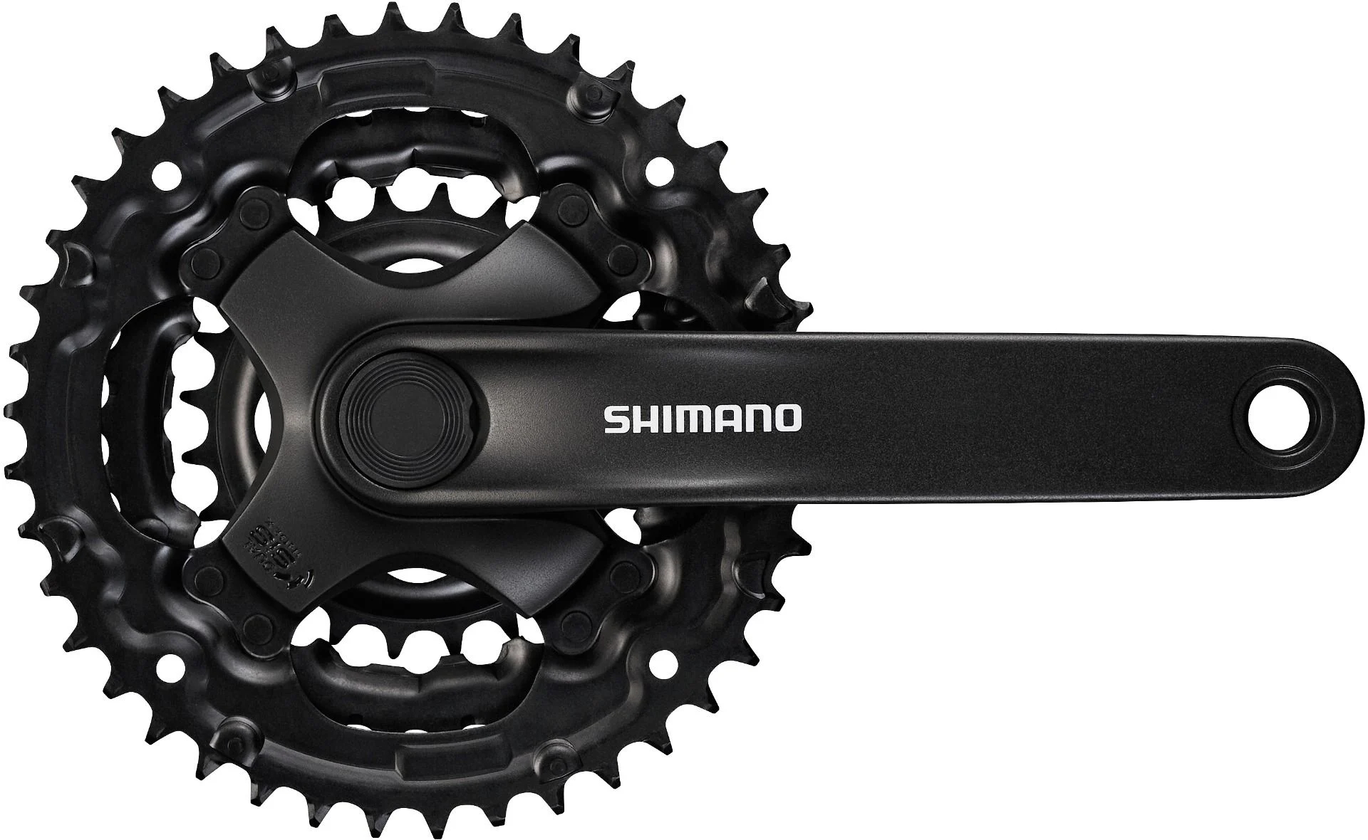 Шатуны Shimano FC-TY301, 175 мм, 3х6/7/8, 42x34x24, (OEM, без упаковки) фото 1