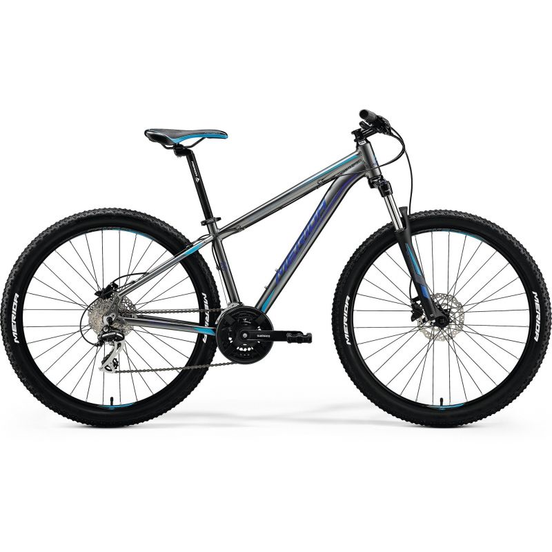 Велосипед 27,5" Merida Big.Seven 20-D рама 15" серо-синий 2018 фото 