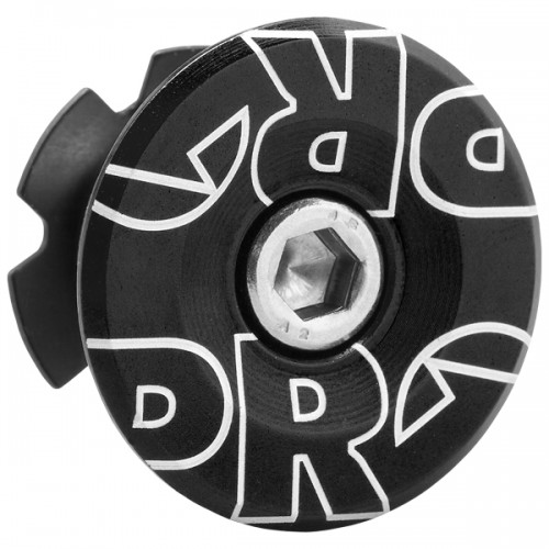 Крышка рулевой PRO, 1 1/8, 28,6 мм, анод. алюмин., черн. фото 1