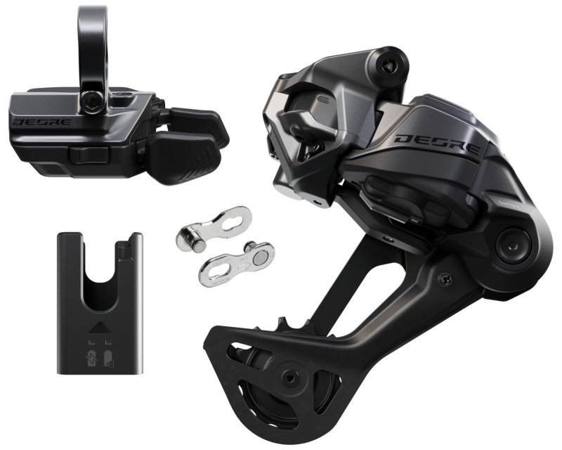 Комплект Shimano M6250 Di2 DEORE Upgrade Kit (перемикач, шифтер хомут, батарея, зарядка) фото 