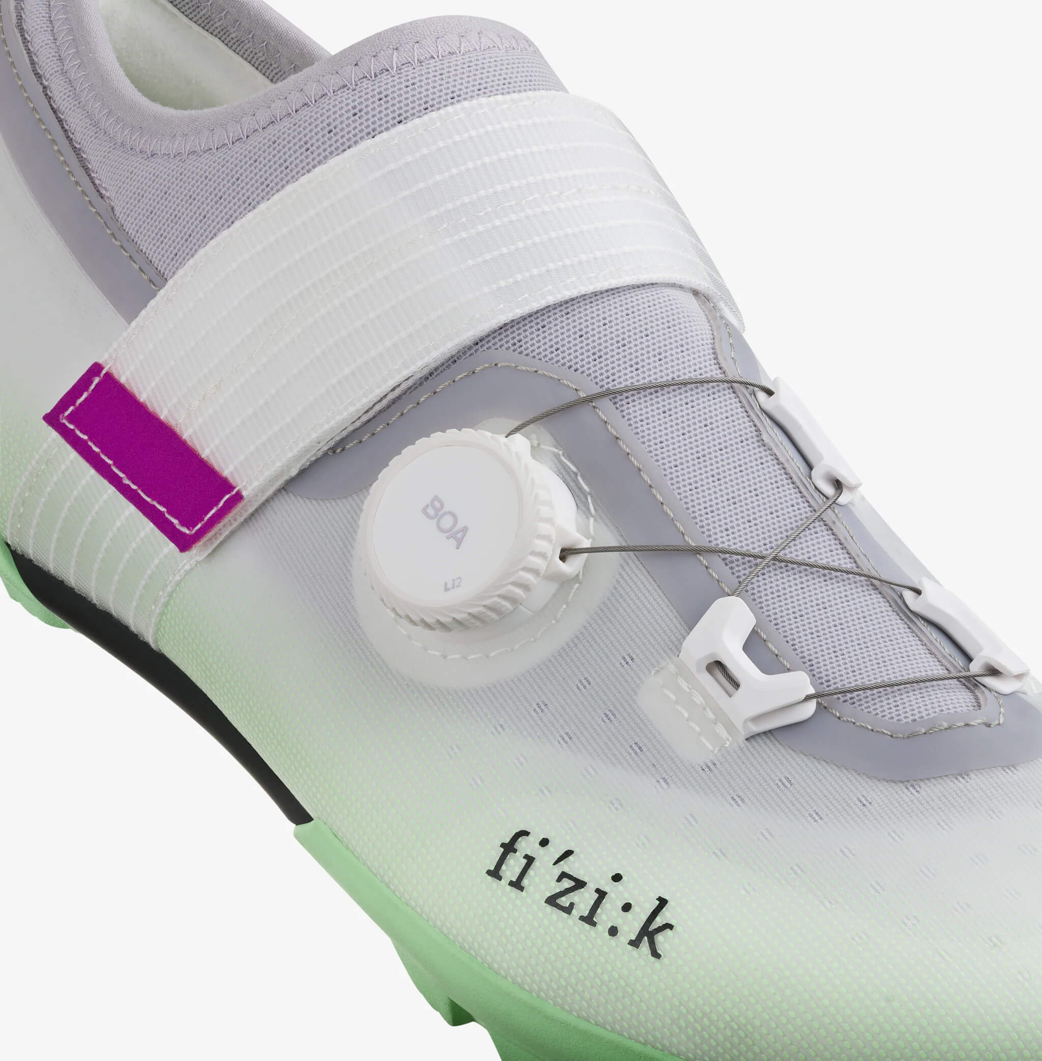 Обувь Fizik Ferox 2 Carbon размер 43 серо-зеленая фото 6