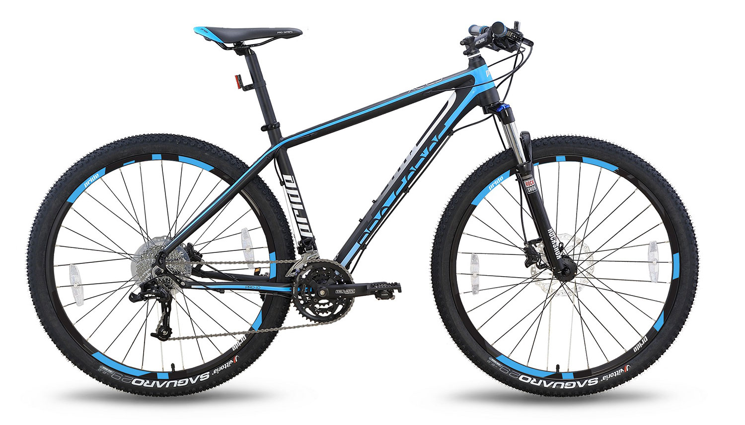 Велосипед 29 '' Pride XC-29 PRO 1.0 рама - 19 "чорно-синій матовий 2016 фото 