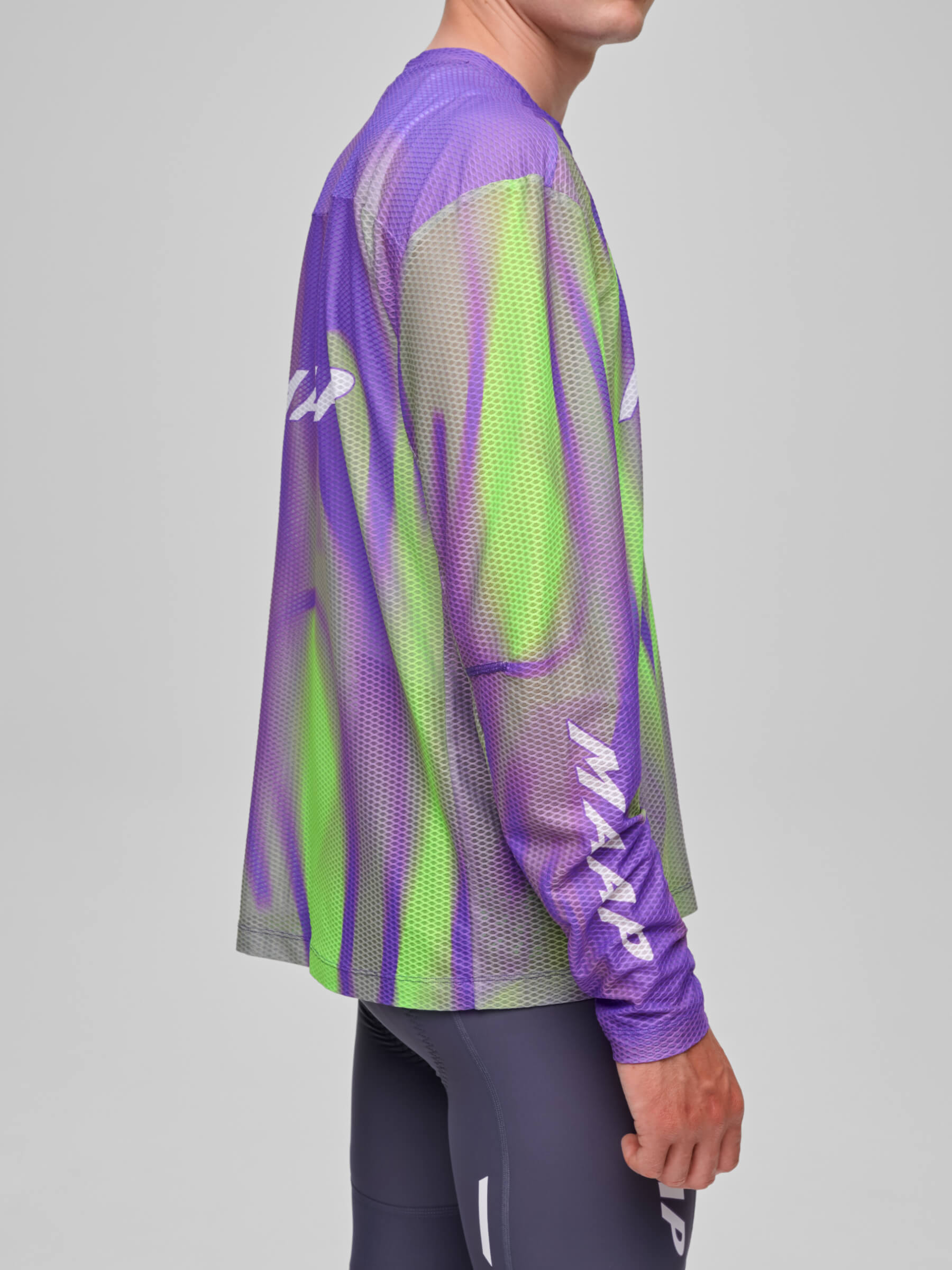 Лонгслив MAAP World Tour 26 Mesh LS Tee Blackout Glow XXL фото 4