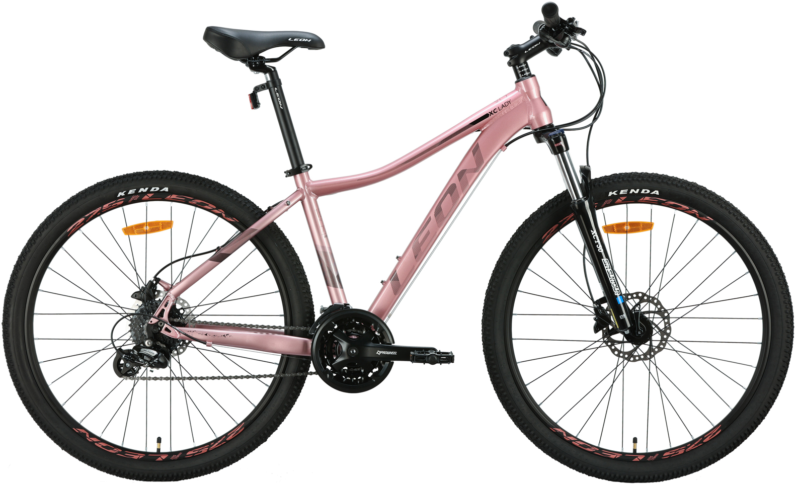 Велосипед 27.5" Leon XC LADY AM HDD рама - 16.5" 2024 розовый с черным фото 
