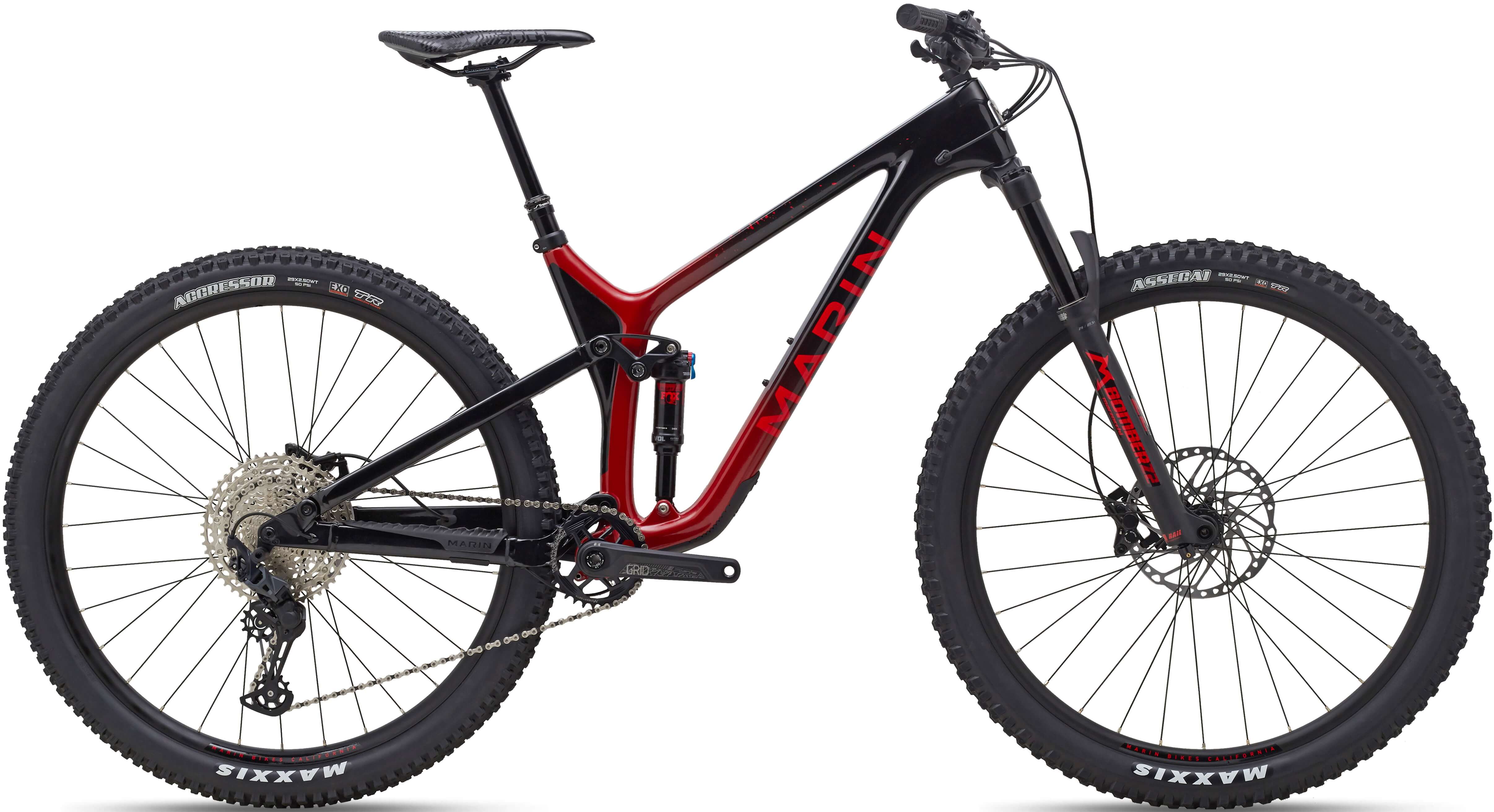 Велосипед 29" Marin RIFT ZONE Carbon 1 рама - XL 2023 RED фото 