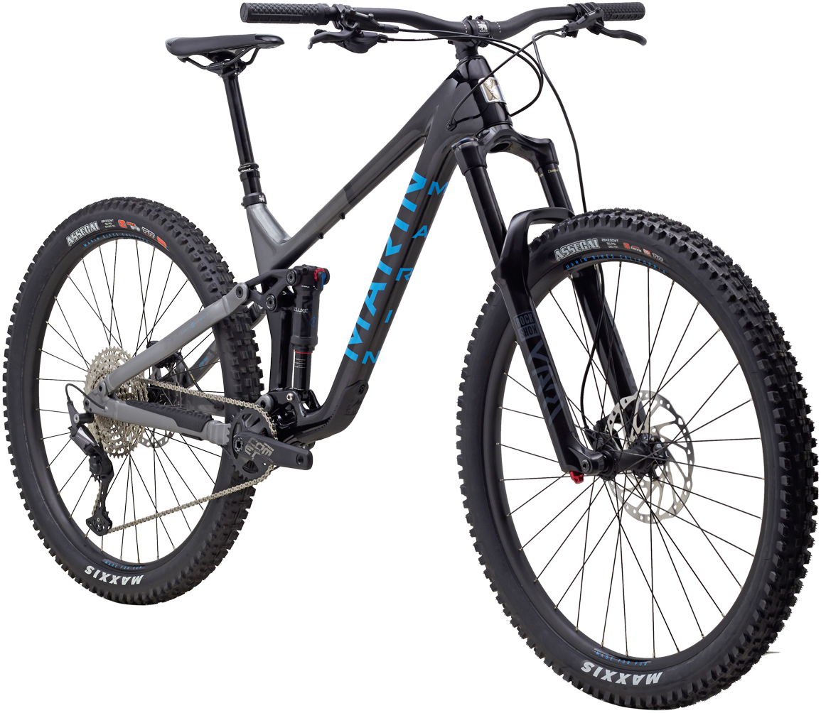 Велосипед 29" Marin Alpine Trail Carbon 1 рама - XL Gloss Black/Blue A4 фото 2