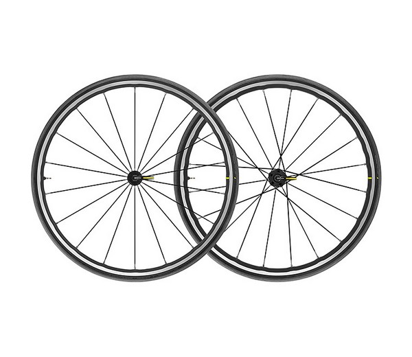 Колесо пер + зад 28 "шосе Mavic KSYRIUM ELITE UST з покришкою, безкамерні, під обідне гальмо, вісь 9мм фото 