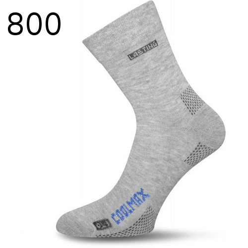 Термошкарпетки Lasting трекінг OLI 800, розмір L, сірі