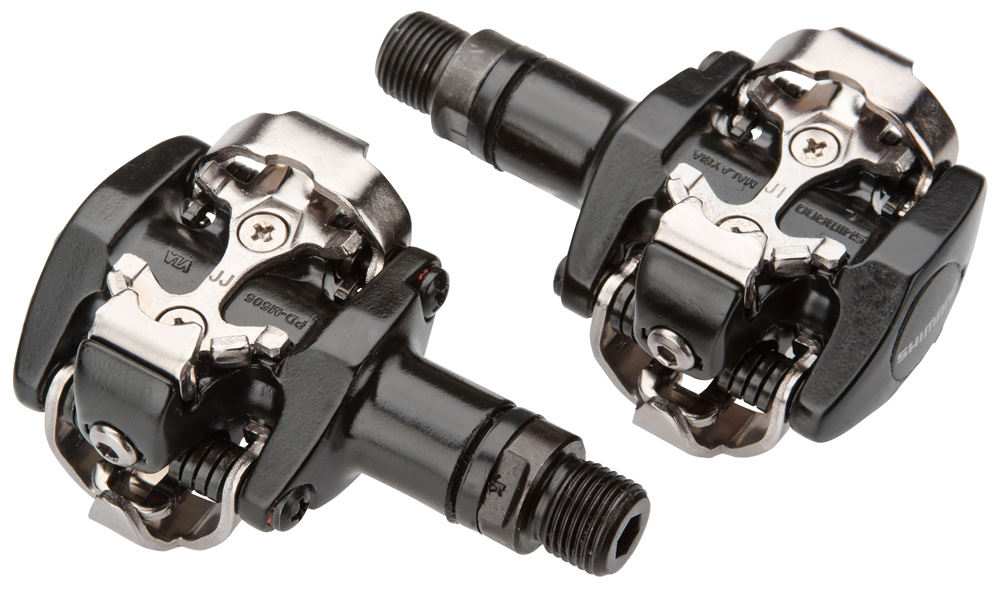 Педали Shimano PD-M505 MTB SPD, черные фото 