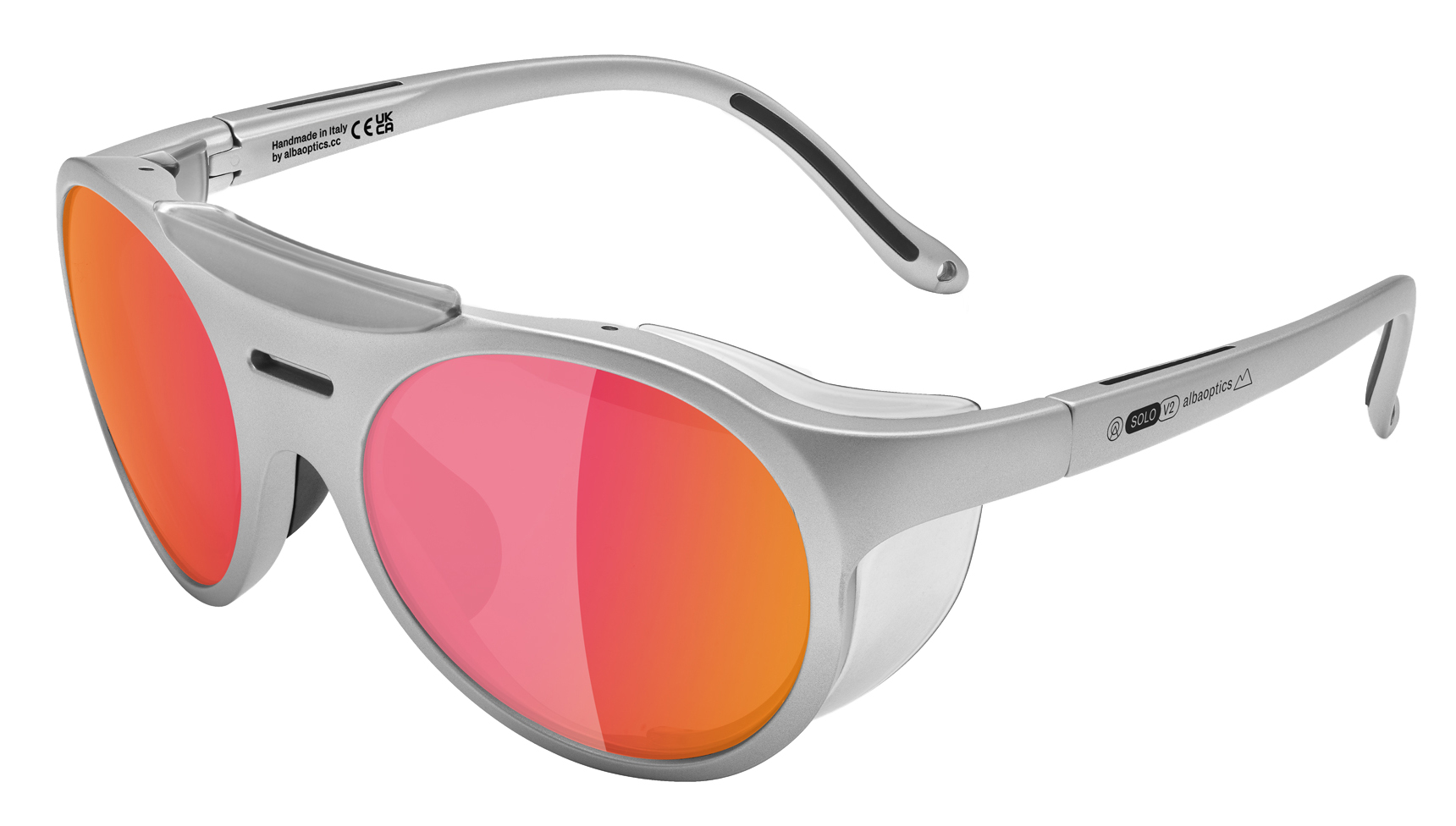 Окуляри Albaoptics Solo II Silver Metal Vzum Lava фото 