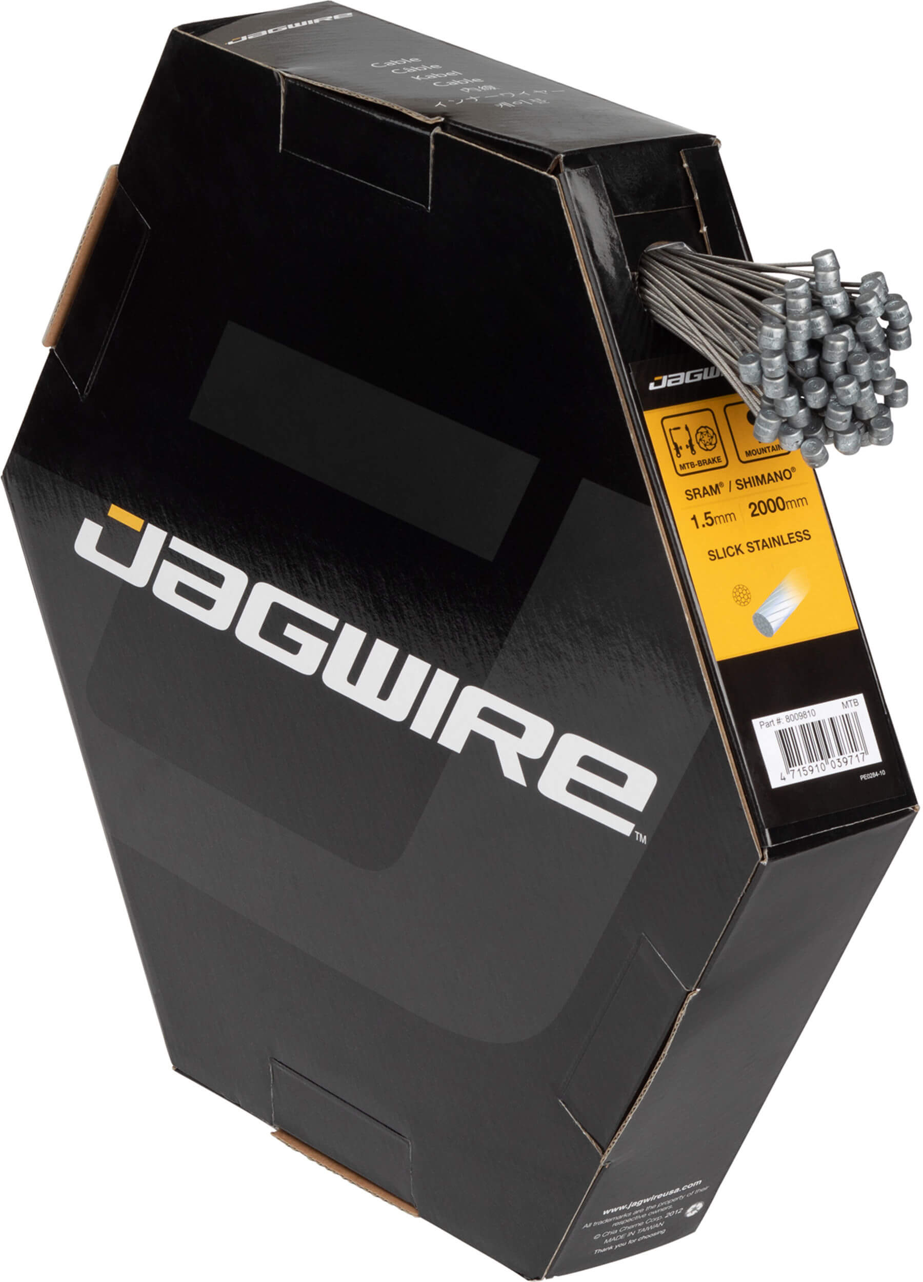 Трос для гальма JAGWIRE 8009810 шліфів. нержавіючі. 1.5х2000мм - Sram/Shimano MTB (100шт) фото 