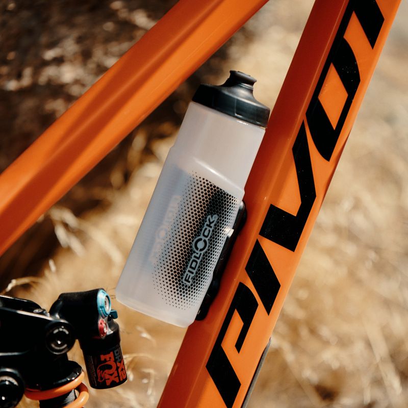 Фляга 0,6 Fidlock TWIST BOTTLE 600 + BIKE BASE, прозрачный/белый фото 2