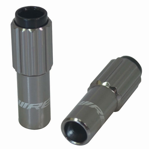 Еджастер JAGWIRE Mini Inline CHA035 - Titanium ((2шт) упор троса регул.) фото 