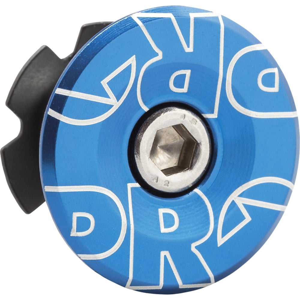 Крышка рулевой PRO, 1 1/8, 28,6 мм, анод. алюмин., синяя фото 