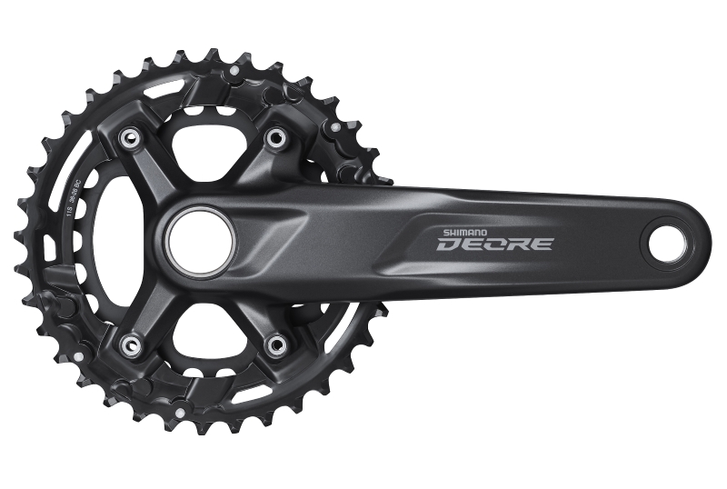 Шатуны Shimano FC-M5100-2 DEORE, 36X26, 175мм, интегр. ось, 11-ск., CL-51.8мм, без каретки фото 