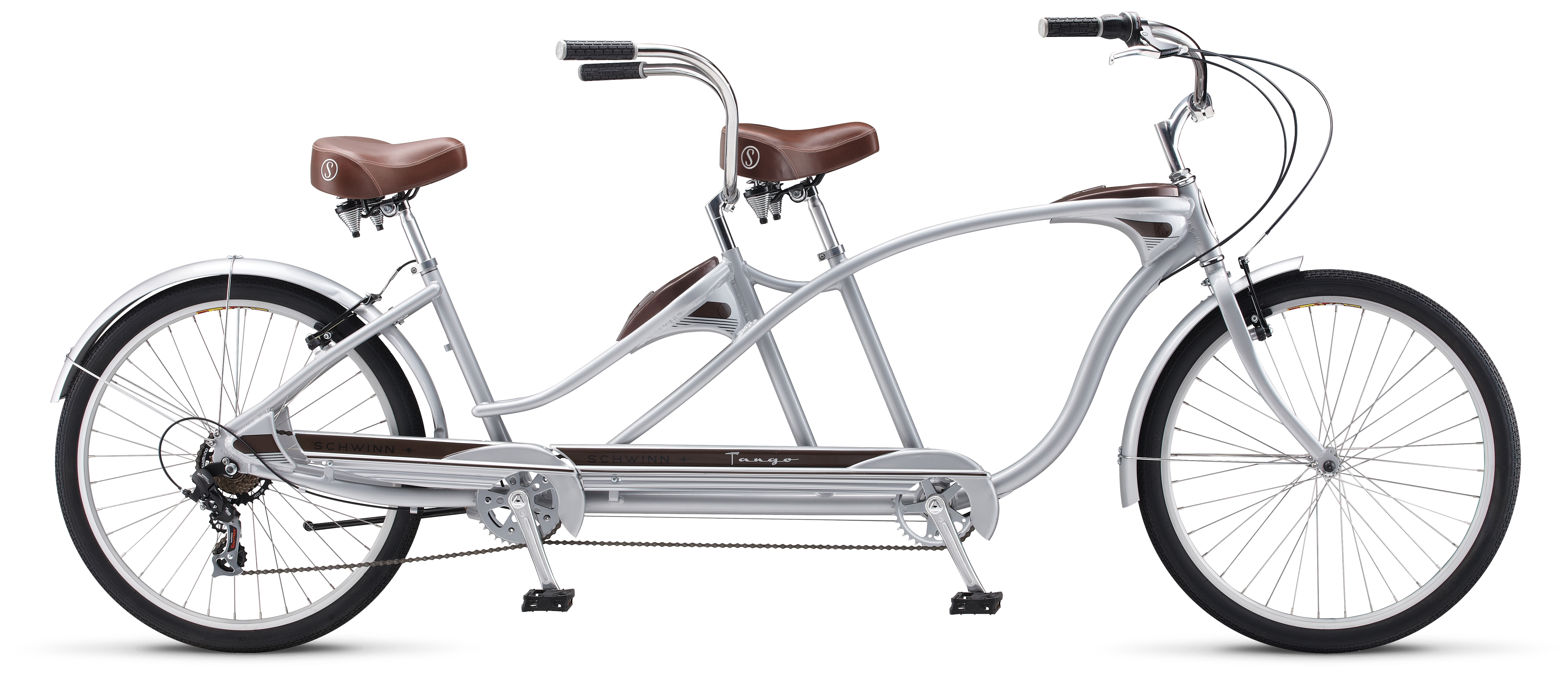 Велосипед 26 "Schwinn Tango Tandem silver 2014 фото 