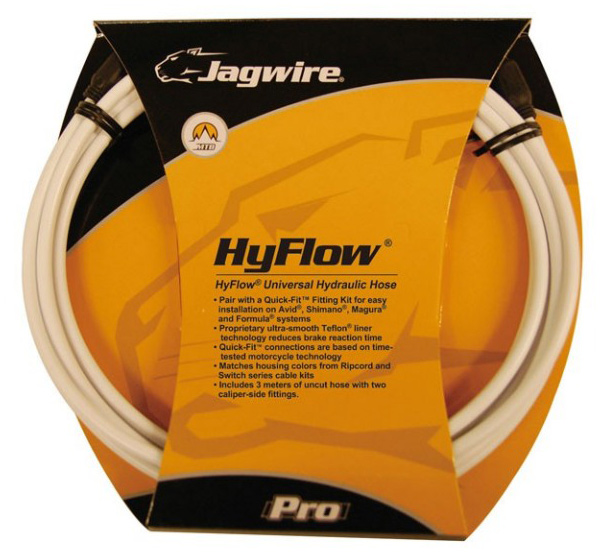 Комплект JAGWIRE Mountain Pro (HYFLOW) HBK402 під гідравл. гальмо (Teflon/Kevlar) - White фото 