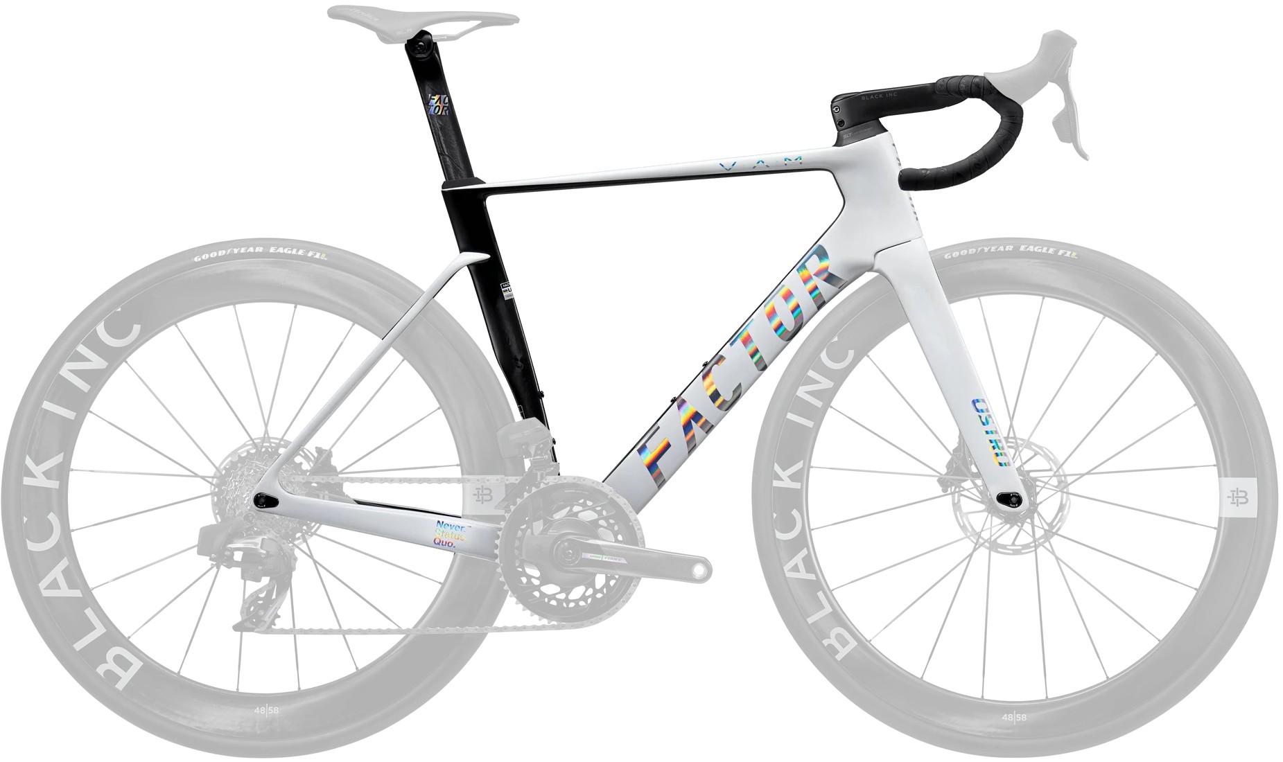 Рама 28" Factor ROAD OSTRO VAM 2.0 Bar 40*80 рама - 49 см 2025 White Crome фото 