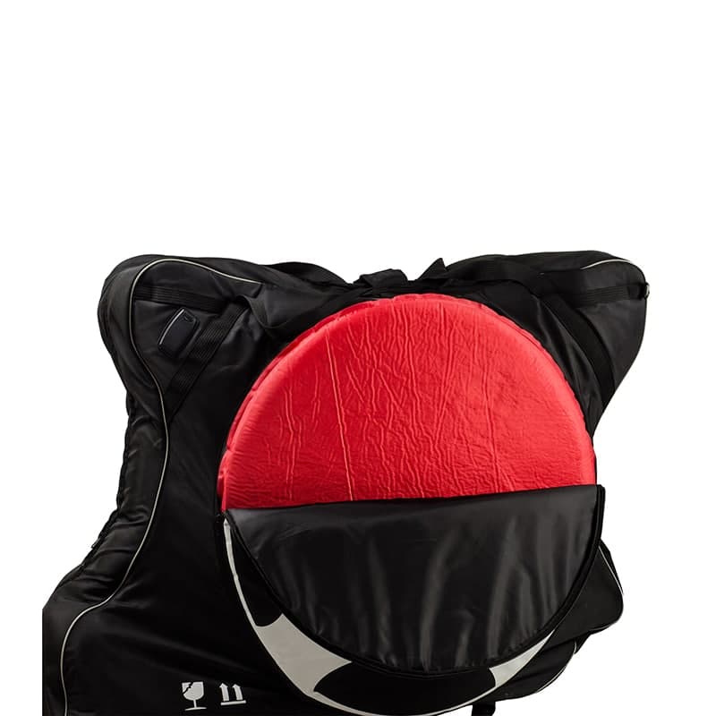 Чехол для велосипеда 28" XXF TT BIKE CARRY BAG, полужёсткий, черно-серый фото 