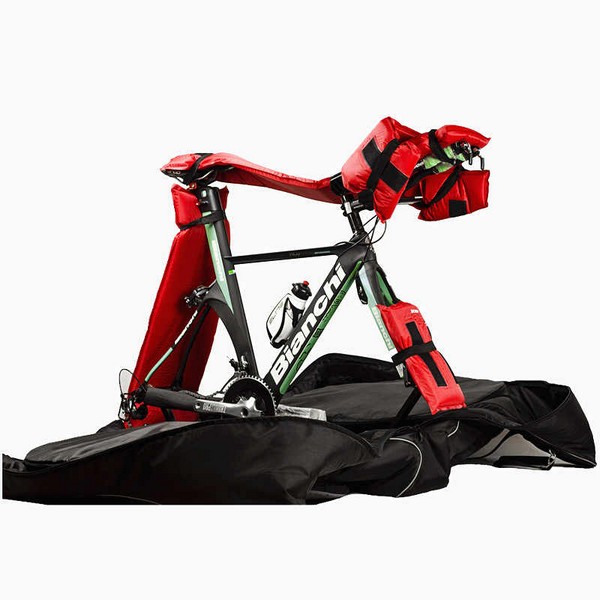 Чехол для велосипеда 28" XXF TT BIKE CARRY BAG, полужёсткий, черно-серый фото 2