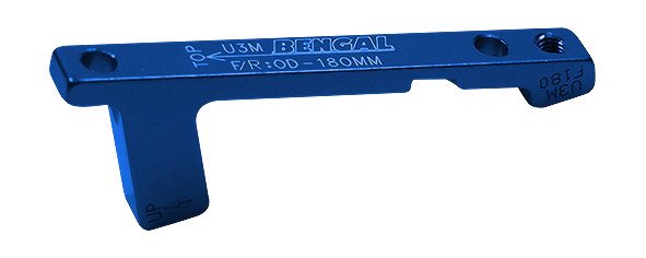 Адаптер Bengal гальм.каліпера передній / задній 180mm PM синій фото 
