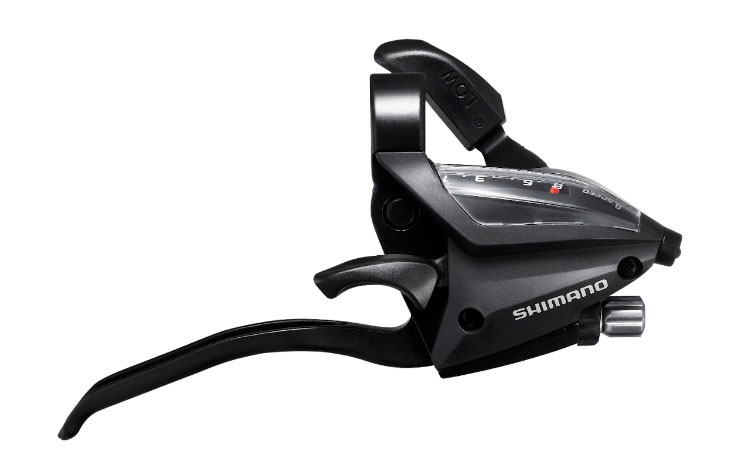 Моноблок прав. Shimano ST-EF500, 8-ск, черный ОЕМ фото 