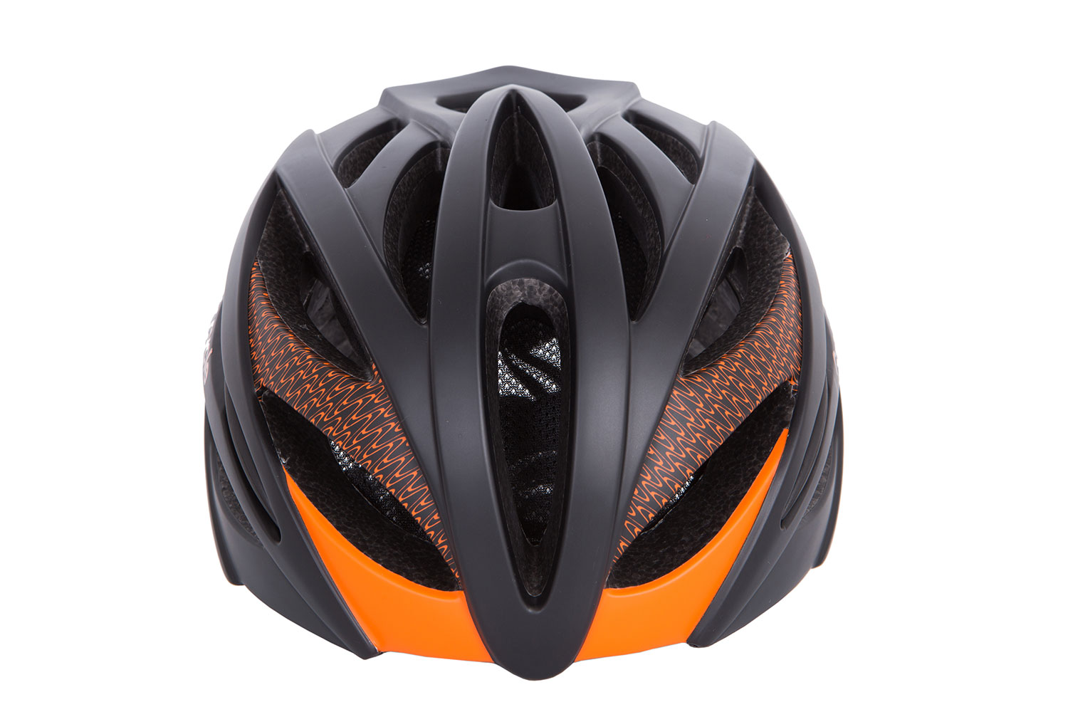 Шлем Green Cycle New Alleycat размер 54-58см для города/шоссе черно-оранжевый матовый фото 2