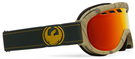 Маска сноубордическая Dragon D1XT Woodgrain/Red lonized+Amber, 722-3506 фото 1
