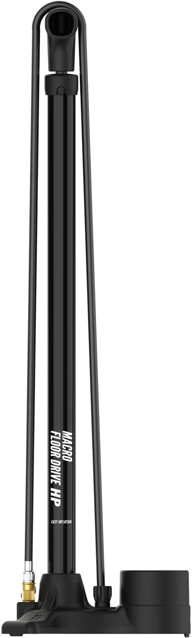 Насос напольный Lezyne MACRO FLOOR DRIVE, манометр 2,5", 220psi, черный матовый фото 2