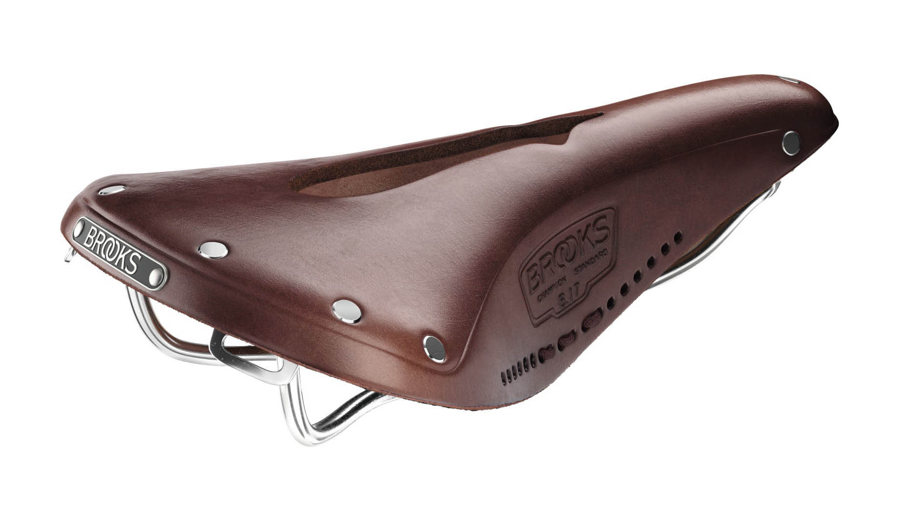 Седло Brooks B17 CARVED Brown фото 