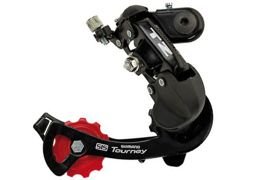 Переключатель задн. инд. Shimano Tourney RD-TZ50 7-к черн. фото 