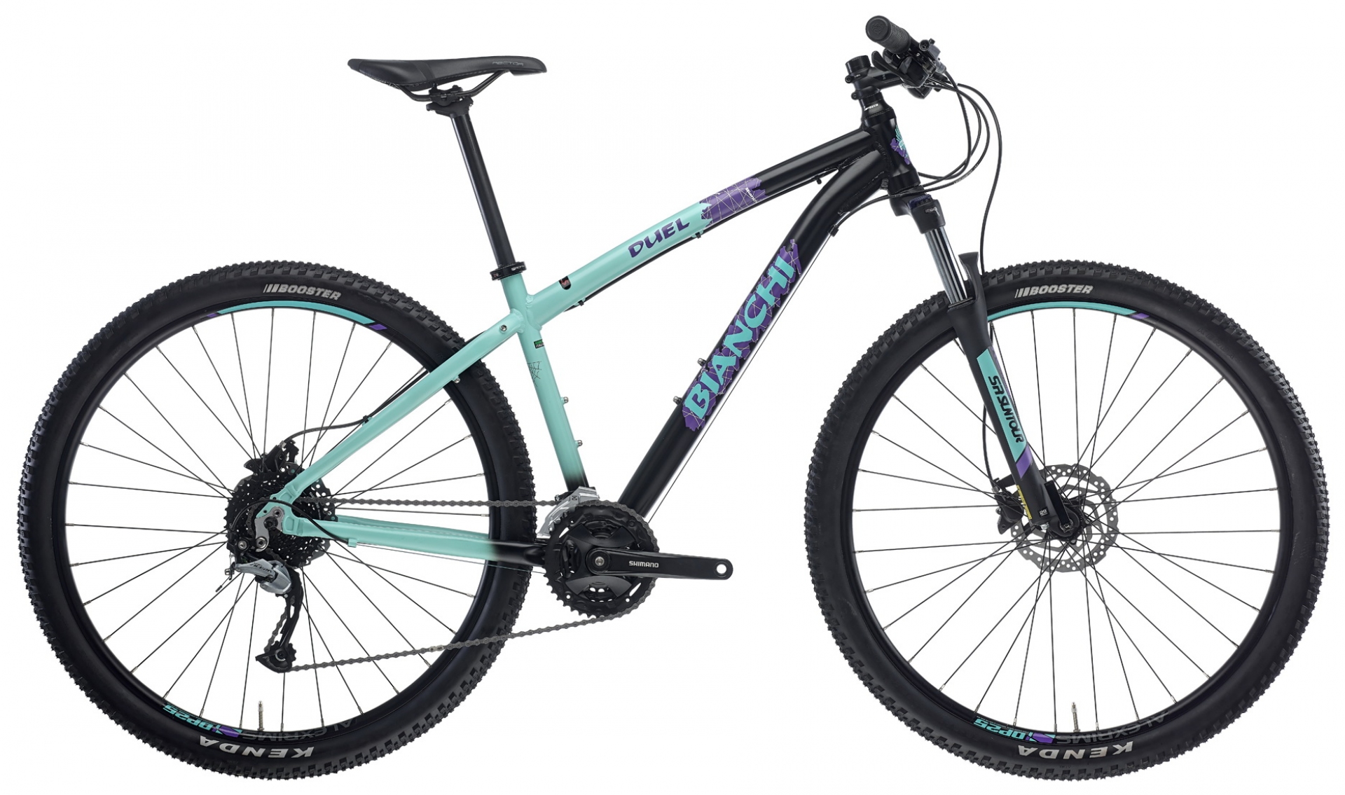 Велосипед 29" Bianchi DUEL рама - M (43см) Celeste A0 фото 