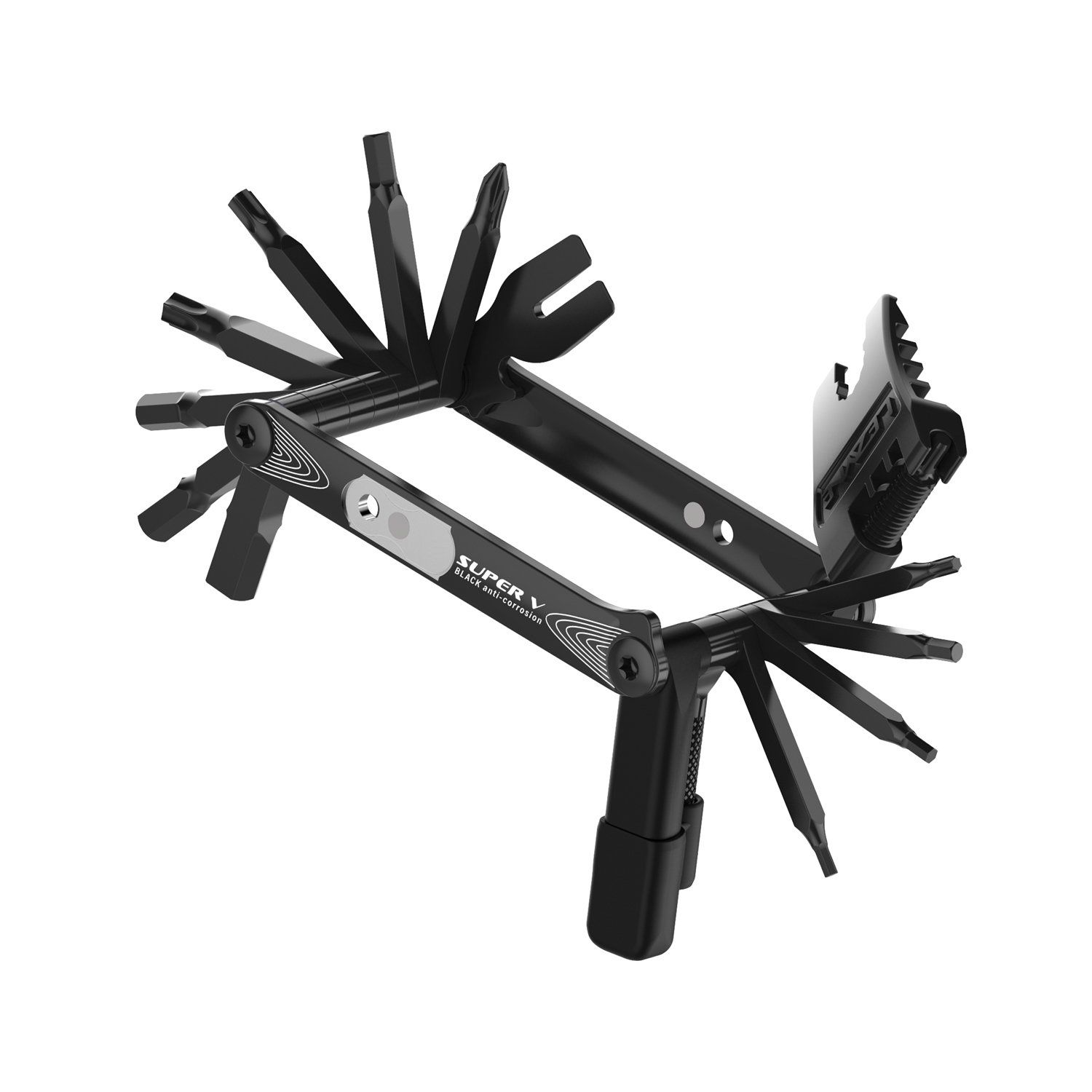 Мультитул Lezyne SUPER V23, 23 інструменти, чорний фото 