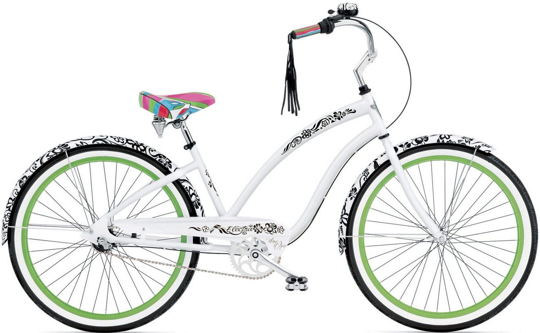 Велосипед 26" Electra Blanc et Noir 3i Ladies' White