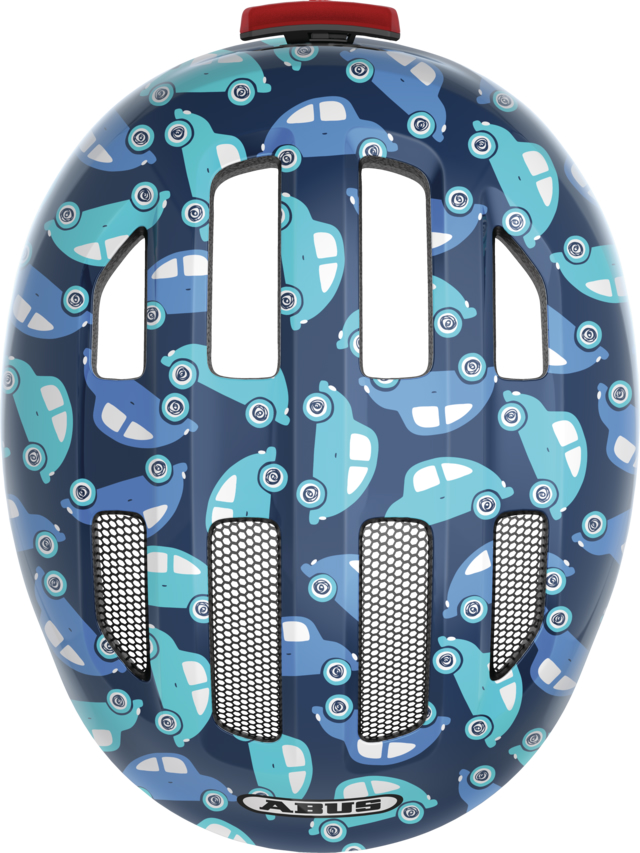 Шолом дитячий ABUS SMILEY 3.0 LED, розмір S (45-50 см), Blue Car фото 2