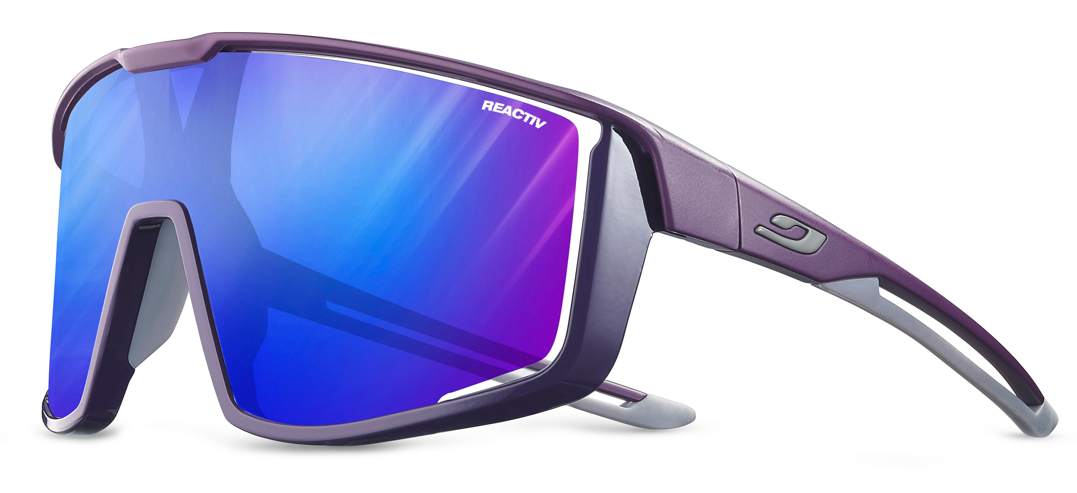 Окуляри Julbo FURY REACTIV PERFOMANCE 1-3 HIGH CONTRAST, фіолетові, фотохромна лінза фото 
