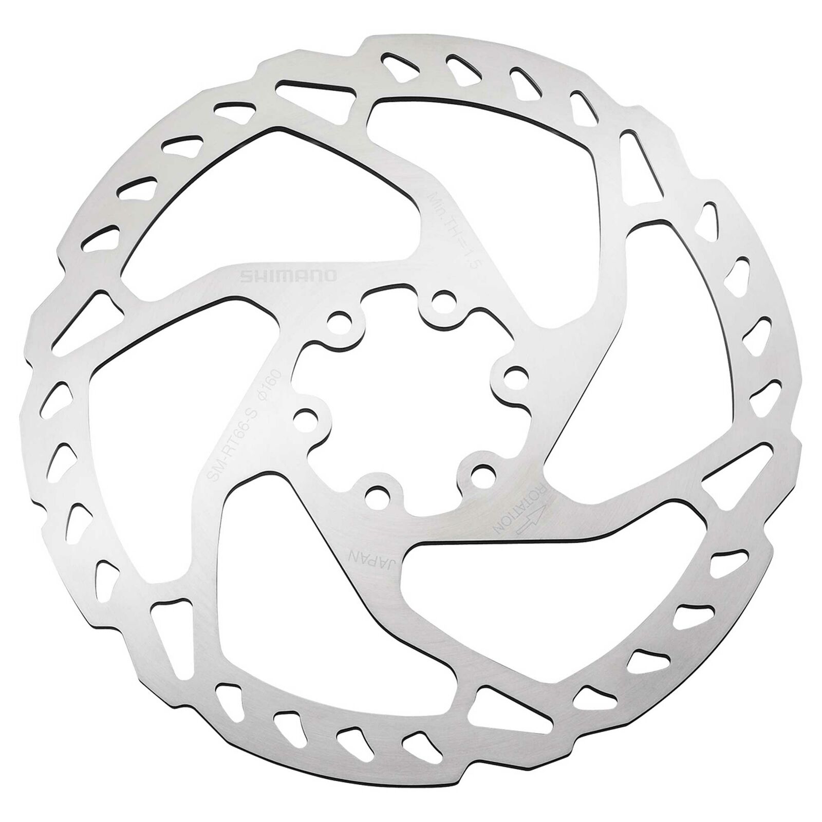 Ротор Shimano SM-RT66-S, 160мм, 6 болтов фото 