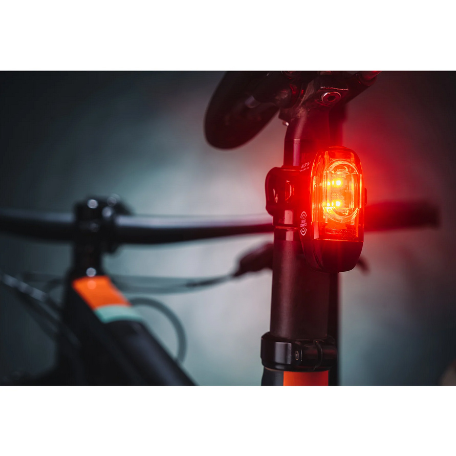 Комплект фара + блимавка Lezyne KTV DRIVE / KTV PRO SMART PAIR 200/75 Лм, чорний фото 3
