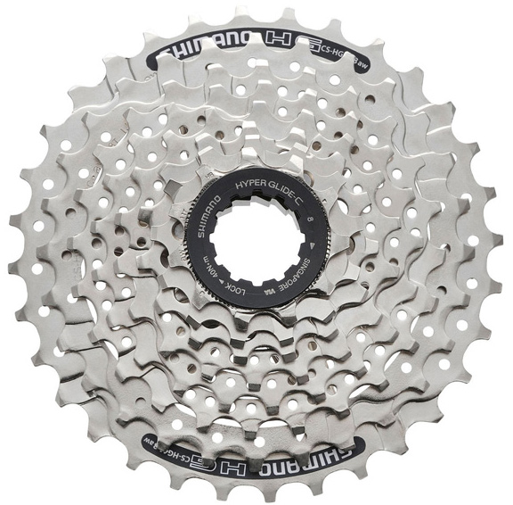 Кассета 8-k 11-30T Shimano CS-HG41-8 silver фото 