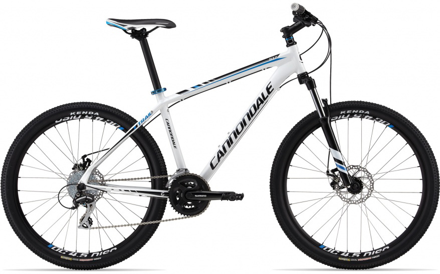 Велосипед 26" Cannondale TRAIL 6 Acera RD рама - S 2013 белый