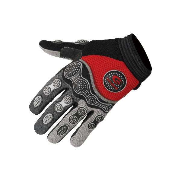 Перчатки EXUSTAR CG510 серый/красный/черный L фото 1