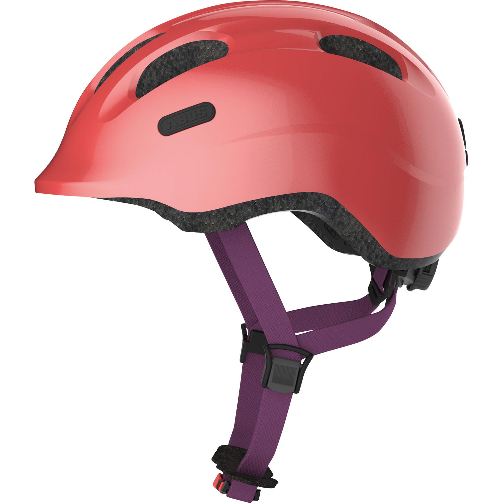 Велошолом дитячий ABUS SMILEY 2.1 Sparkling Peach M (50-55 см) фото 