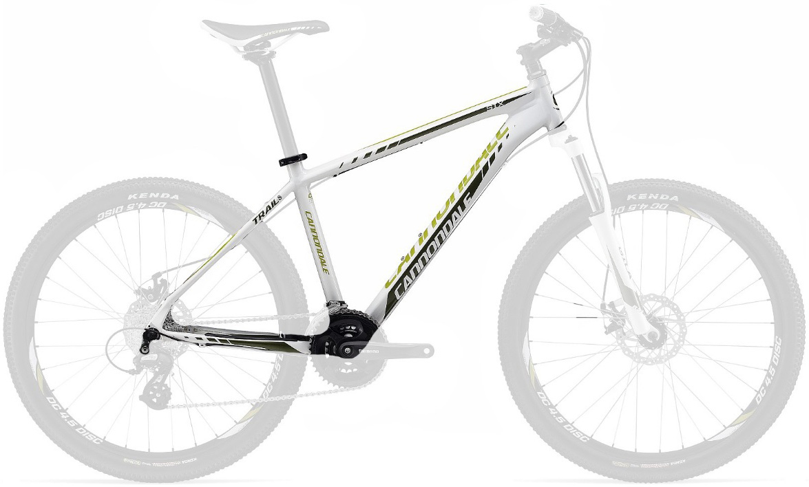 Рама Cannondale 26 "Trail 6 рама - XL біла 2012 фото 