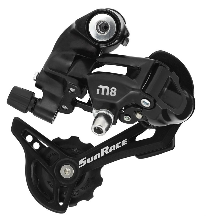 Перемикач задн. SUN RACE M83 8/9-k  1x (11-40T) середня лапка фото 
