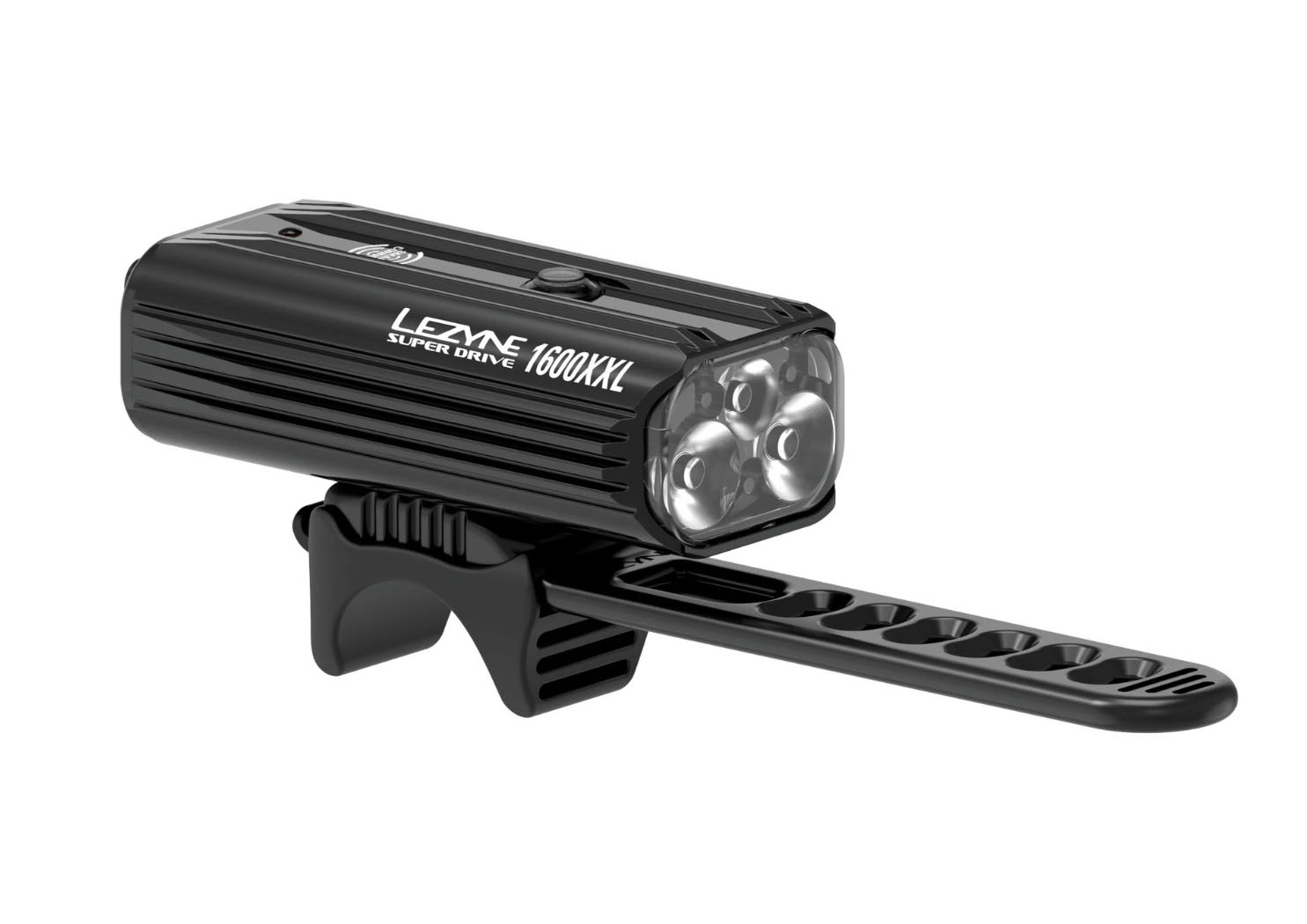 Фара передня Lezyne SUPER DRIVE 1600XXL, 1600 люмен, 9 режимів, чорна фото 